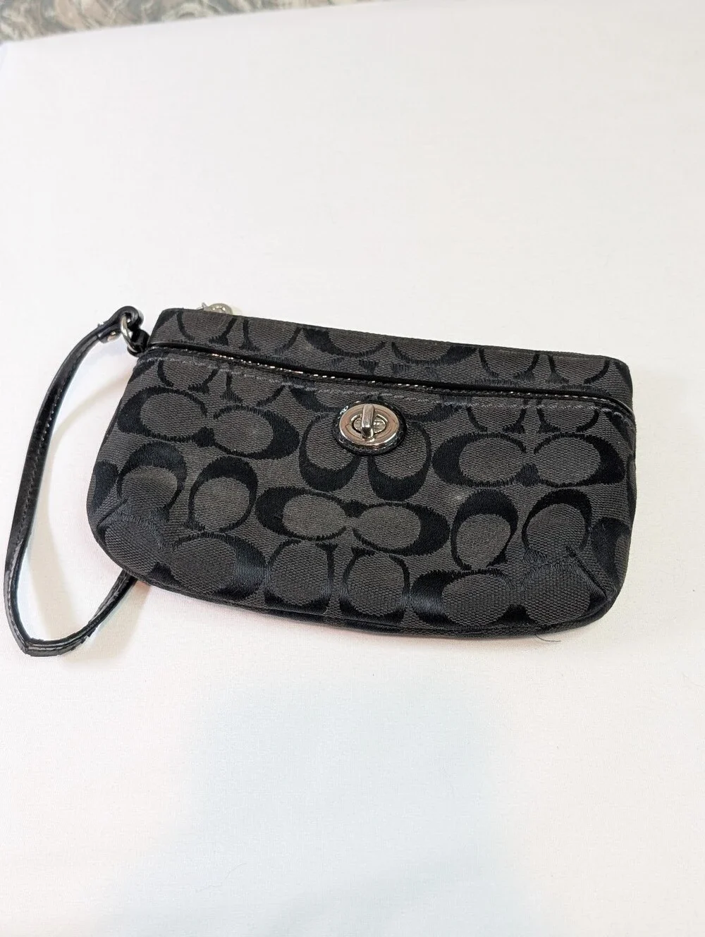 Coach Signature Wristlet